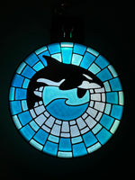 Load image into Gallery viewer, Whale Mosaic Wearable Park Light
