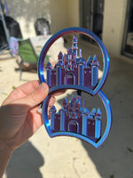 Load image into Gallery viewer, Interchangeable Ears only - Sleepy castle tri color filament
