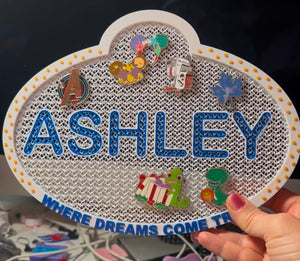 Name Tag Pin Board With Name Customization