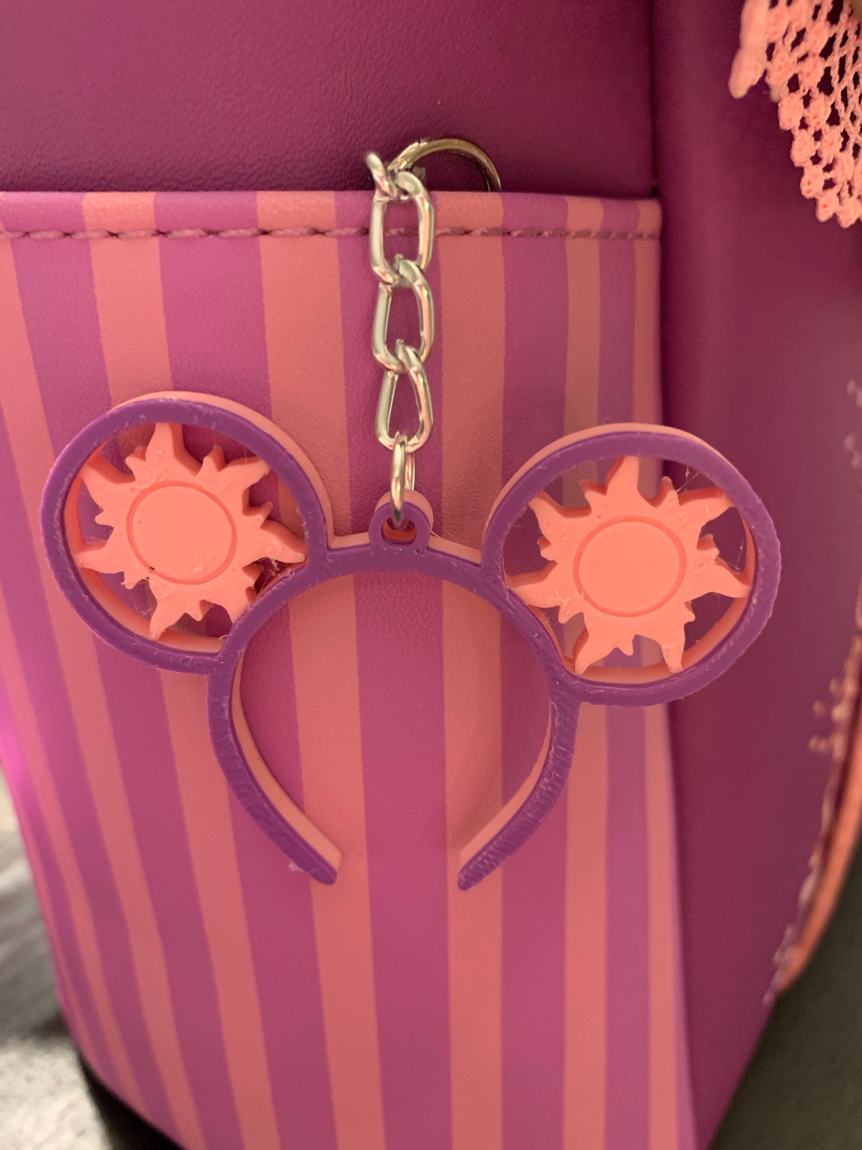 Pink Lost Sun Keychain