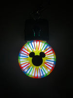 Load image into Gallery viewer, Mini light up keychain/dog tag
