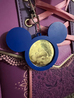 Load image into Gallery viewer, Mouse Ear Coin holder Keychain
