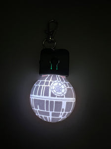 Mini light up keychain/dog tag