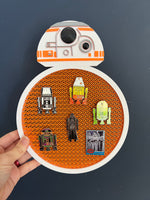 Load image into Gallery viewer, Droid pin board wall hanging
