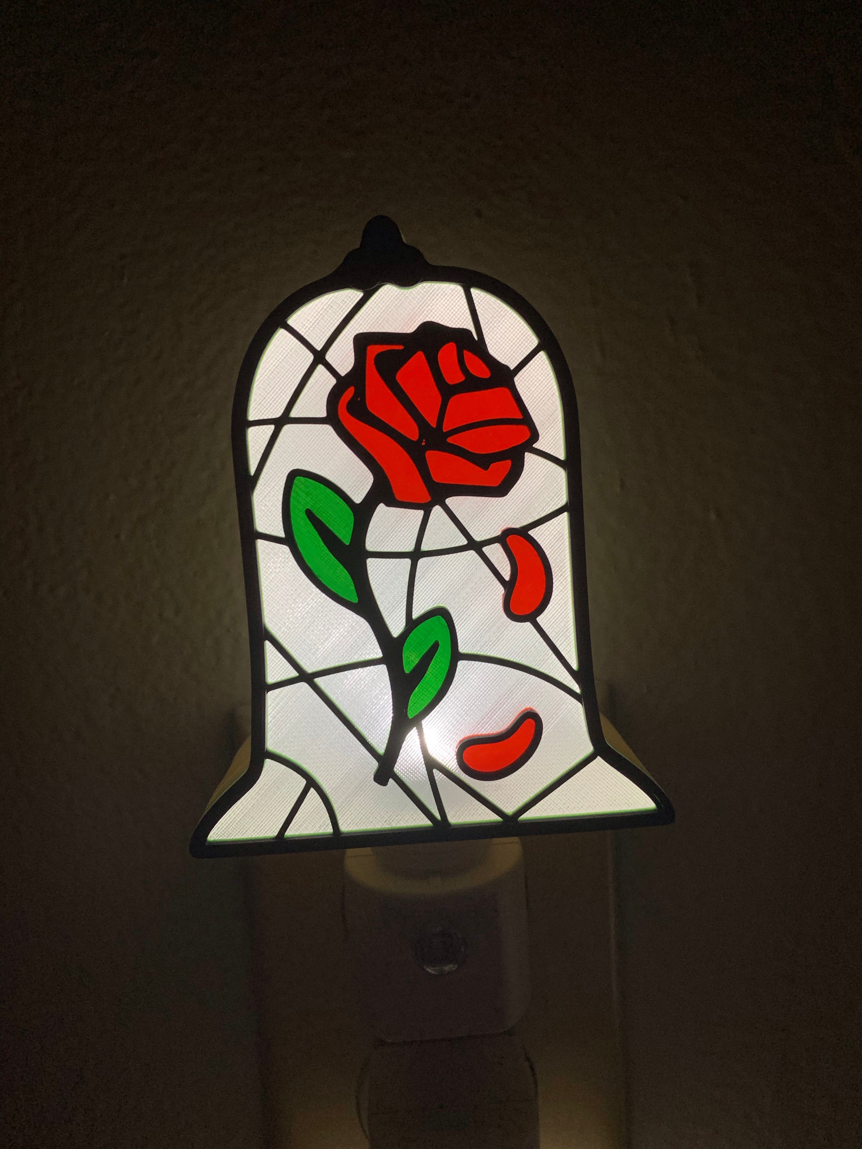 Enchanted Rose Night Light