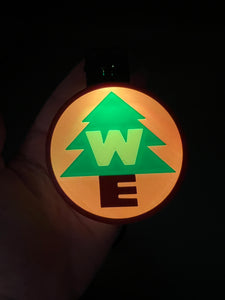 Wilderness badge Wearable Park Light